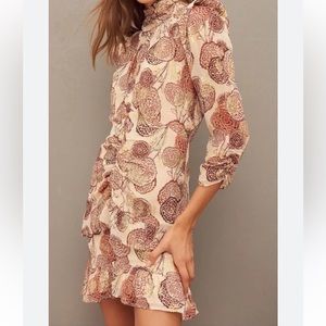 BASH hydra short print dress